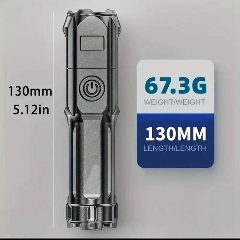 Waterproof Rechargeable Flashlight - Picture 5 of 8